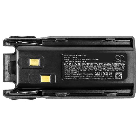 Batterij  baofeng bl 8