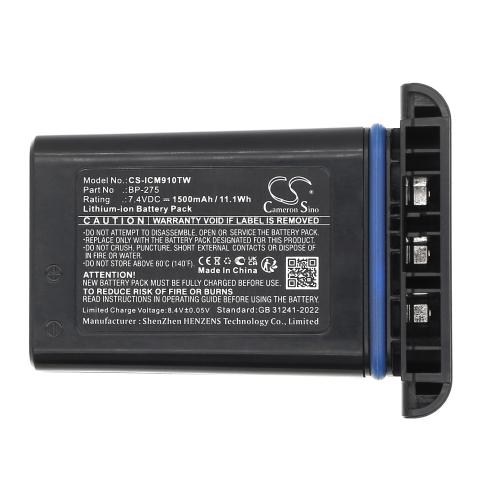 Batterij talkie walkie icom ic m91d