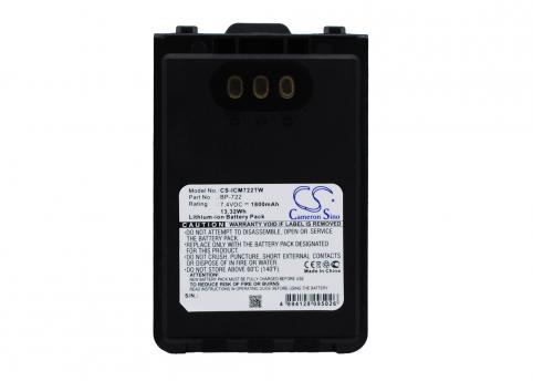 Batterij talkie walkie icom id 31e