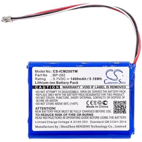  batterij talkie walkie icom