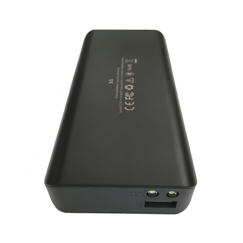 10000 mah zwarte led