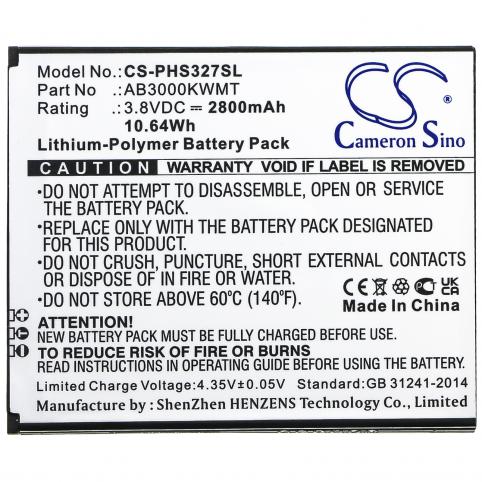Batterij telefoon philips xenium s327