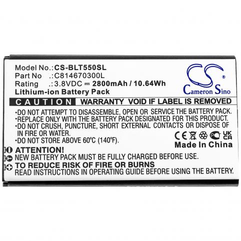 Batterij telefoon blu t550