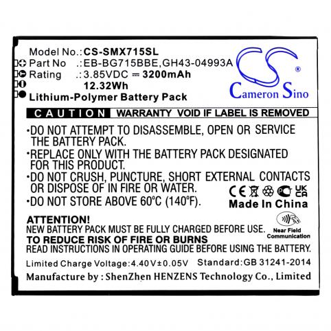 Batterij  samsung eb-bg715bbe galaxy xcover pro