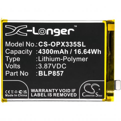 Batterij telefoon oppo rmx3350