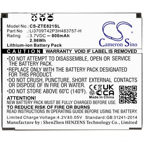 Batterij telefoon zte e821
