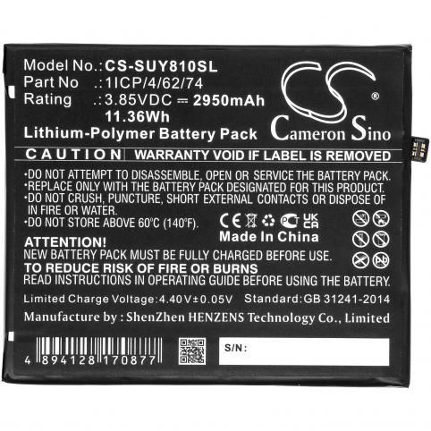 Batterij telefoon sugar y8 max
