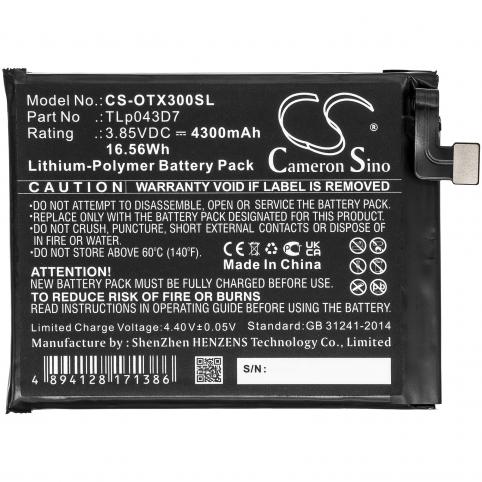 Batterie pour telephone alcatel tlp043d7 3x batterij telefoon