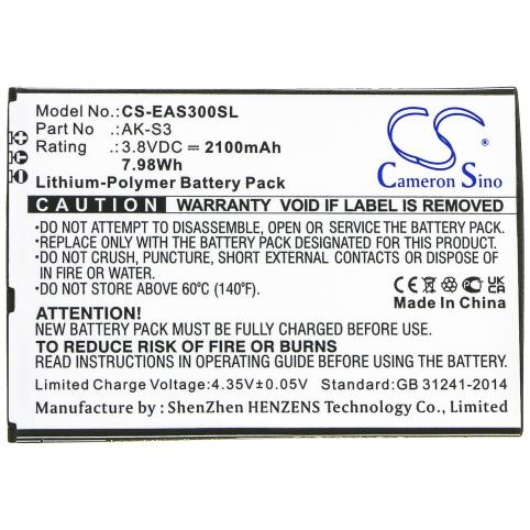 Batterie pour telephone emporia ak s3 smart 3 batterij telefoon