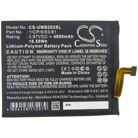 Batterie pour telephone umi umidigi bison