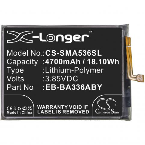 Batterie pour telephone samsung eb ba336aby galaxy a53 5g 2022 batterij telefoon
