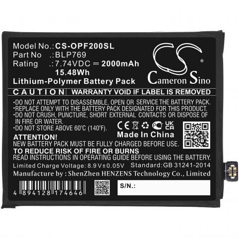 Batterij telefoon oppo find x2