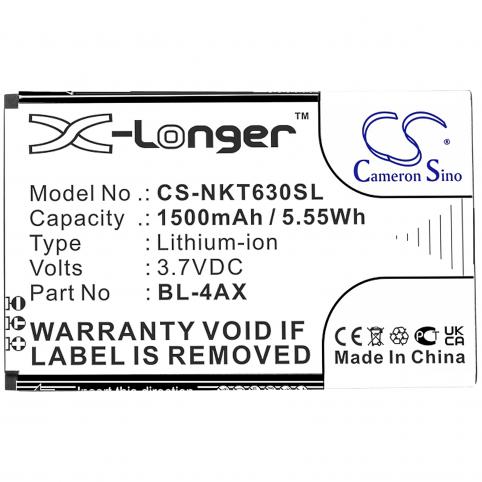 Batterie pour telephone nokia batterij telefoon 8000 4g