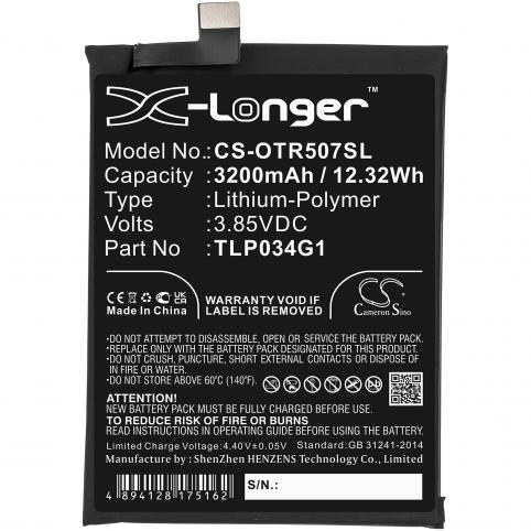 Batterij telefoon alcatel ot 5007s