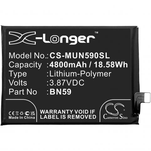 Batterie pour telephone xiaomi bn59 redmi note 10 batterij telefoon