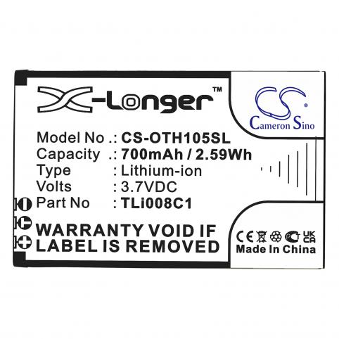 Batterij telefoon alcatel onetouch 1054