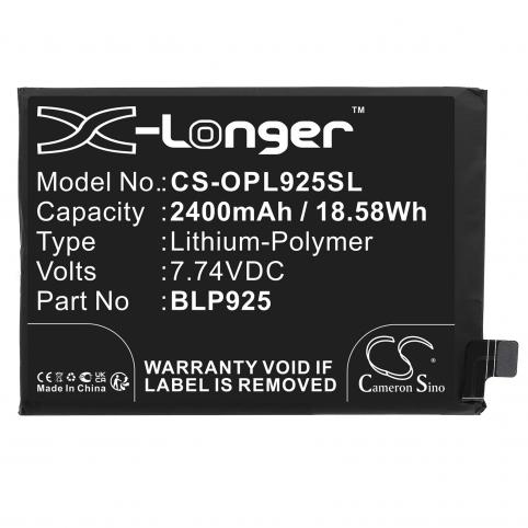 Batterij telefoon oppo rmx3562