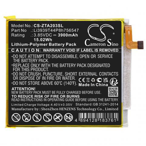 Batterij  zte li3939t44p8h756547