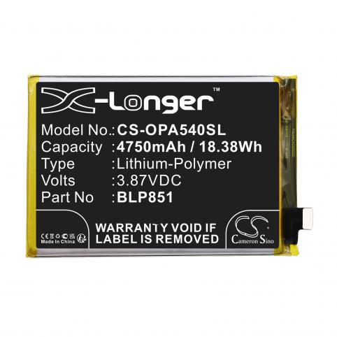 Batterie pour telephone oppo batterij telefoon a54 5g