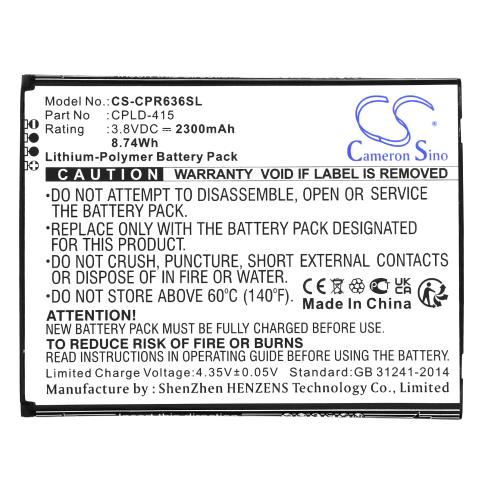 Batterij telefoon coolpad splatter