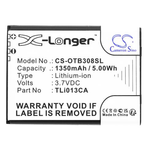 Batterie pour telephone alcatel tli013ca onetouch 3082x batterij telefoon