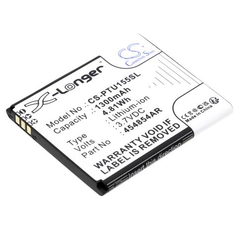 Batterij  panasonic 454854ar kx-tu155