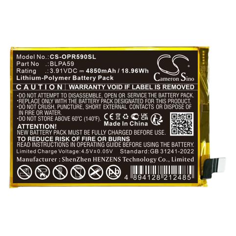 Batterij telefoon oppo reno12