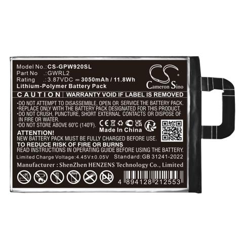 Batterij telefoon google ggh2x