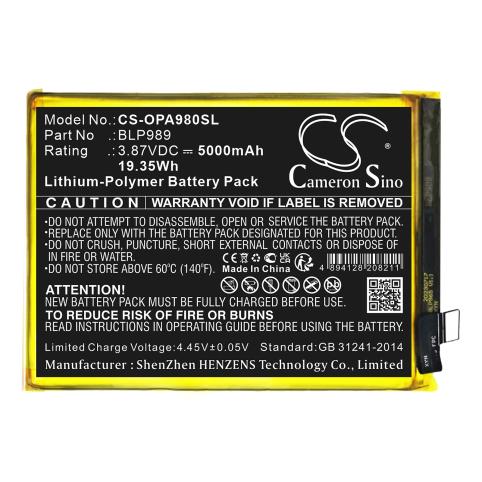 Batterij telefoon oneplus cph2465