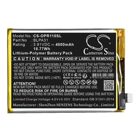 Batterij telefoon oppo reno 11