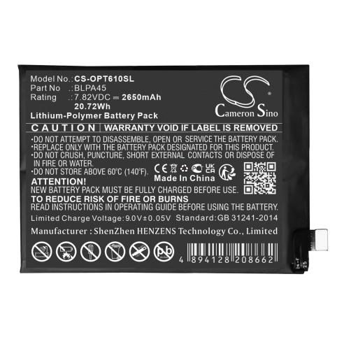 Batterij telefoon oppo realme gt neo6 se