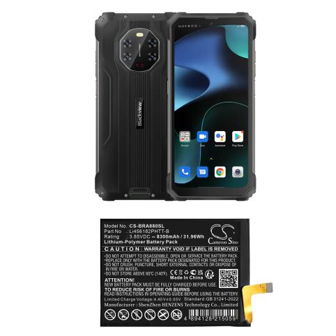Batterie pour telephone blackview li456182phtt b bl8800 batterij telefoon
