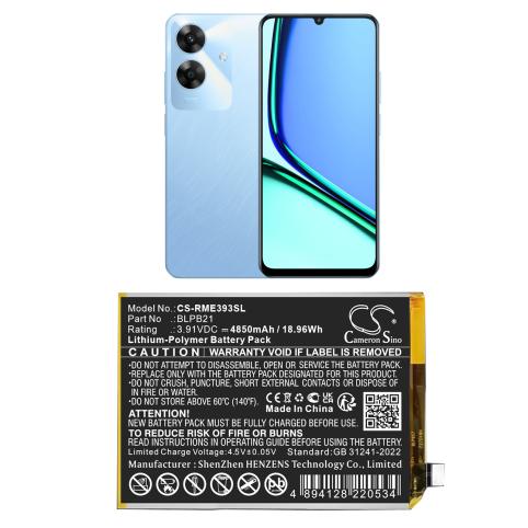 Batterij telefoon realme note 60