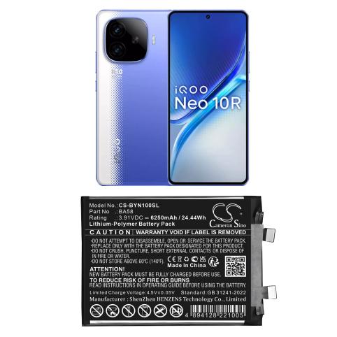 Batterij telefoon vivo iqoo neo 10r 5g