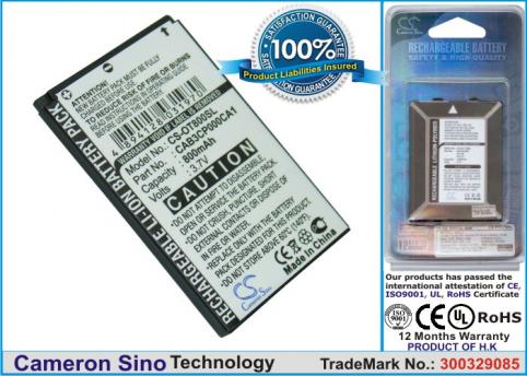 Batterij telefoon alcatel one touch 808a