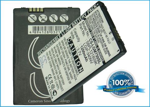 Batterij telefoon lg gm750