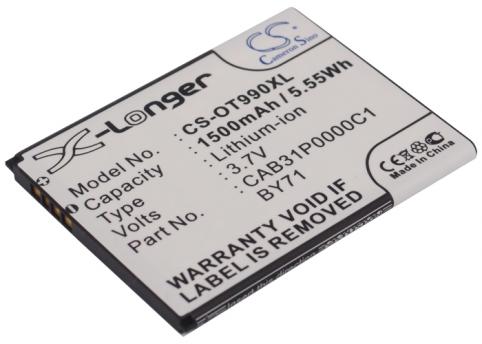 Batterij telefoon alcatel ot 990a
