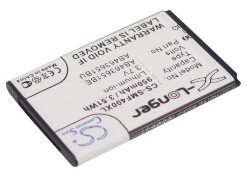 Batterij  samsung haute capacitée sgh-f400 , sgh-f408 , gt-m7500 , gt-m7500 emp