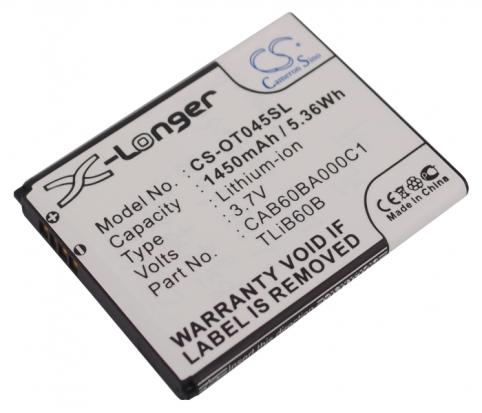 Batterij telefoon tcl j310