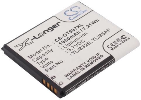 Batterij telefoon alcatel onetouch 997d