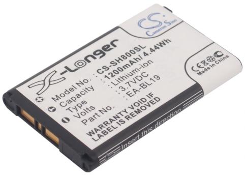 Batterij telefoon sharp sh800m