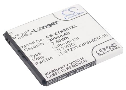 Batterij telefoon zte zte n881f