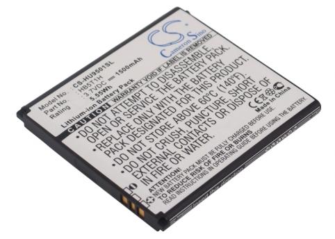Batterij telefoon huawei u9501l