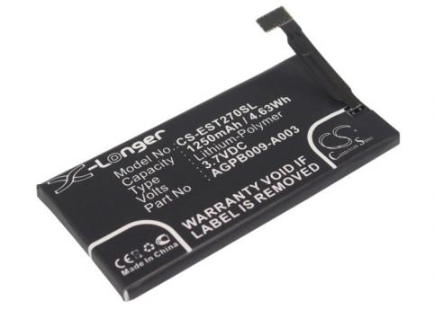Batterij telefoon sony ericsson st27a