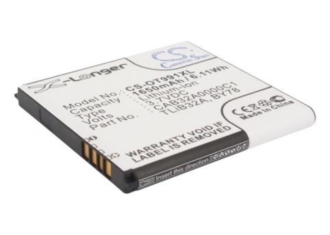 Batterie pour telephone alcatel tlib32a ot 991d batterij telefoon