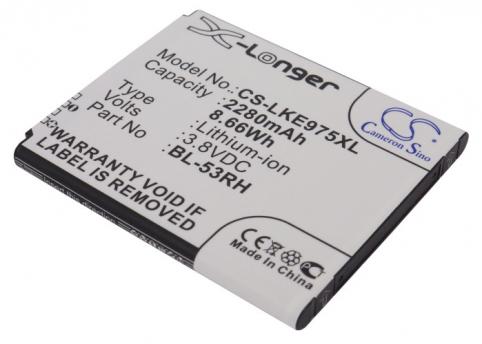 Batterij telefoon lg e975w