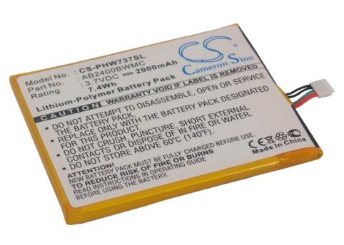 Batterij telefoon philips xenium w737