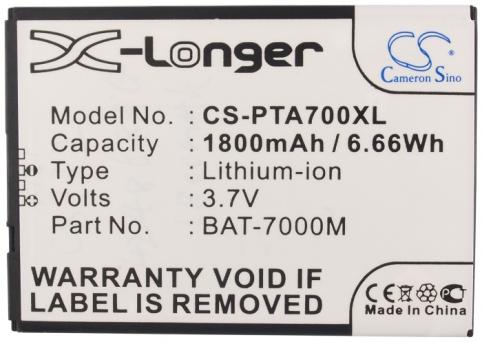 Batterij telefoon pantech t100k