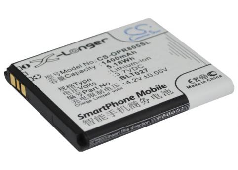 Batterij telefoon oppo r805