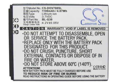 Batterij  doov bl g30